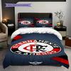 Dynamic Cr Logo Illumination Bedding (1 * duvet cover + 2 * pillowcase, without core) 2D Flat Christmas birthday gift Soft and comfortable Bedding set