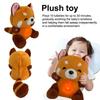 Plush Toy Red Panda Breathing Stuffed Animal  New For Anxiety Adults With Music Lights & Rhythmic Breathing In Four Modes