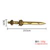 Pixiu Seven-Star Dao Ritual Instrument Brass Handmade Chinese Style Solid Sword Home Gift Decoration Ornament