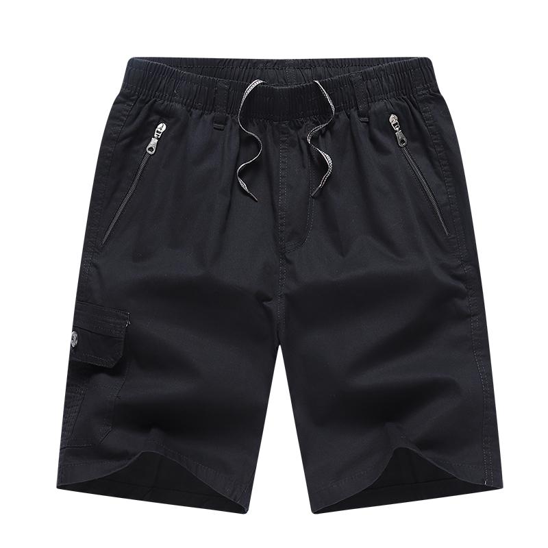 Middle-aged Men's Business Casual Five-minute Shorts Big Size Cargo Five-minute Shorts