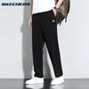 Skechers Sport Life Fashion Comfortable Soft Mid-Waist Woven Casual Pants Men bottoms Carbon-Black P225M231-0018