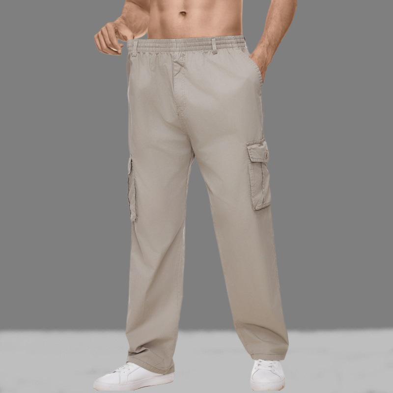 

Мужские повседневные свободные прямые спортивные брюки - Летние легкие, больших размеров, брюки для весны/осени 4XL светло-серый