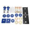 22PCS Hood Hinge Pivot Bushings Mount Bolt Kit Complete Replacement for Peterbilt 379