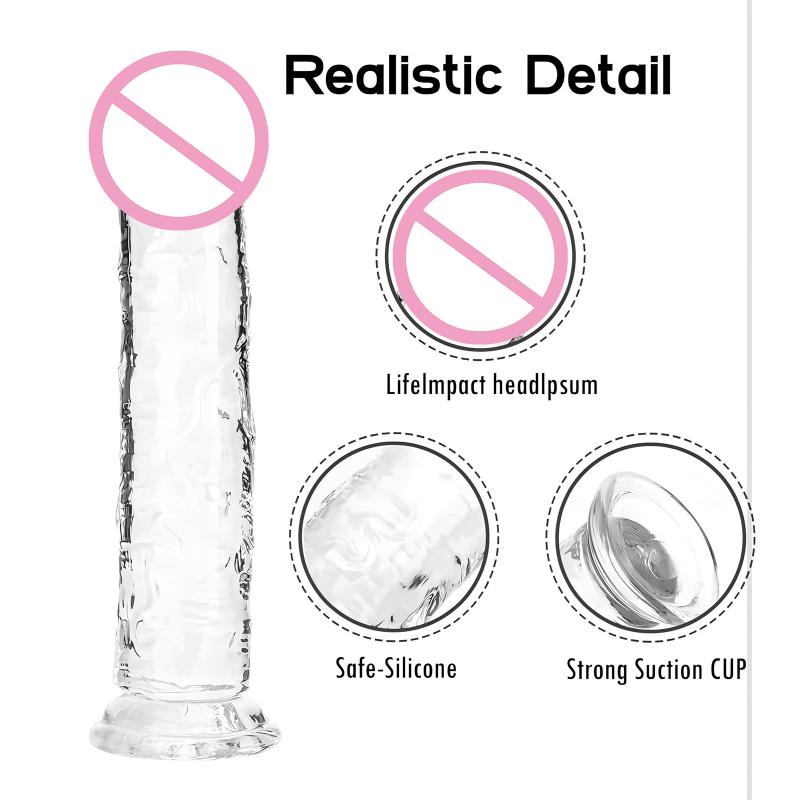 Vakumlu 7 Boyutlu Dildo Dev Jöle Dildolar Kadın Erkek İçin Seks Oyuncakları Sahte Penis Büyük Penis Anal Popo Tıkaç Seks Dükkanı