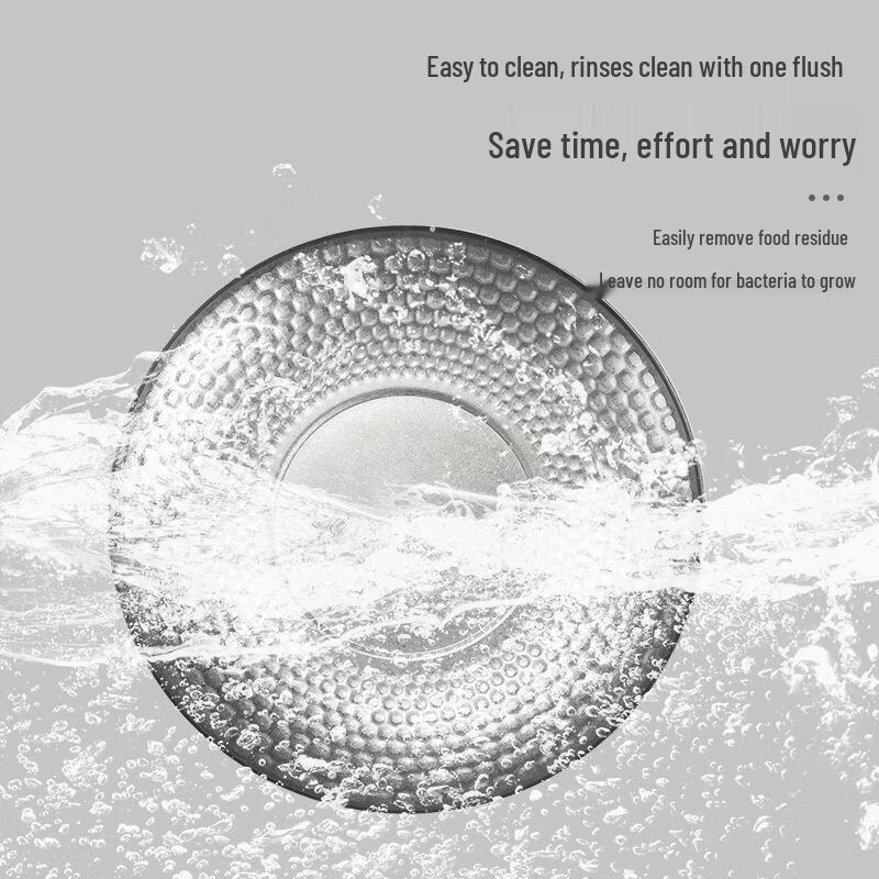 ZISIZ Japanese Style Hammered Stainless Steel Dessert Plate