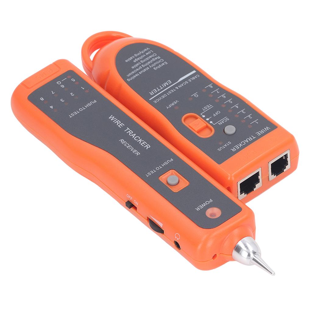 Cable Locator Multi Purpose Communication Network Tester Detector Wire Tracer Kit