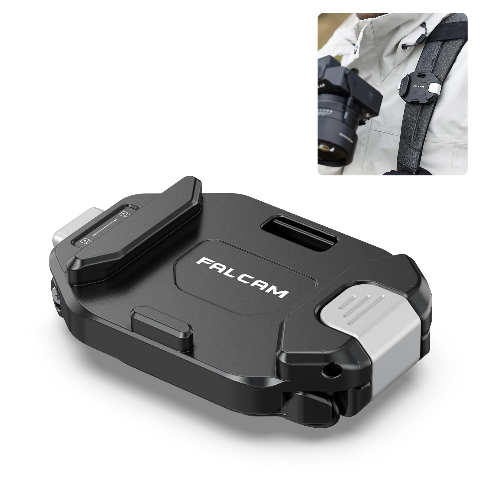 

ULANZI F38 Camera Holster with Quick Shoe 38mm Compatible Quick Mount Tripod for and DJI Base, Arca-Swiss Accessory, Aluminum, DSLRs, Heads, Tripods, чёрный