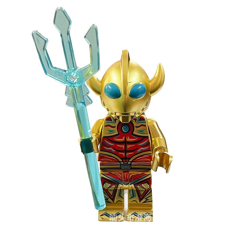 Ninja Warrior Superhero Doll With Weapon Single Building Block Assembly Toy