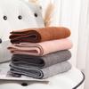 Winter Minimalist High-end Short Warm Knitted Scarf INS College Style Solid Color Couple Birthday Gift