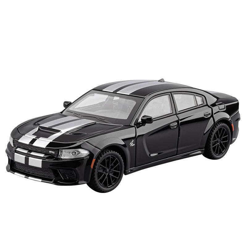 1/32 DODGE Charger SRT Hellcat Legierung Sportwagen Modell Diecast Spielzeug Muscle Vehicles Automodell Simulation Ton und Licht Kindergeschenk
