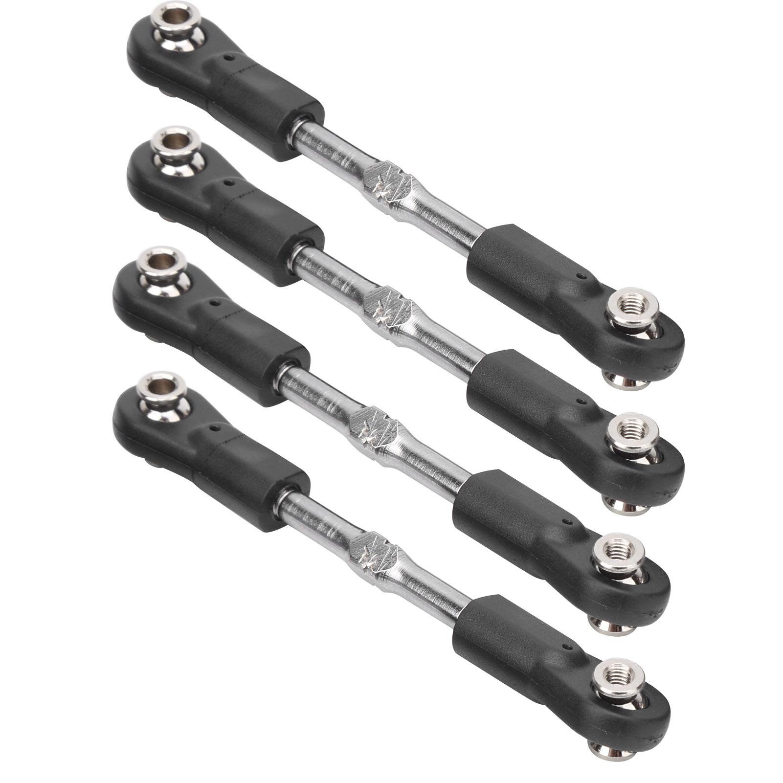 

4Pcs 7787mm Adjustable M4 Screw Steering Servo Pull Rod Linkage Tie Rod for 1/8 RC Car