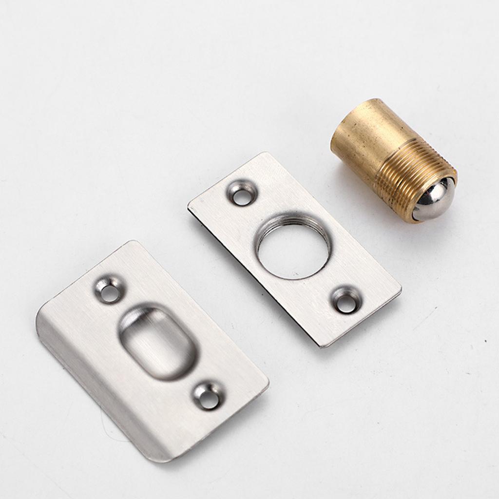 4Pcs Closet Door Balls Catches Hardware Adjustable Balls Magnet Latches Replacement French Door Lock Balls Catches