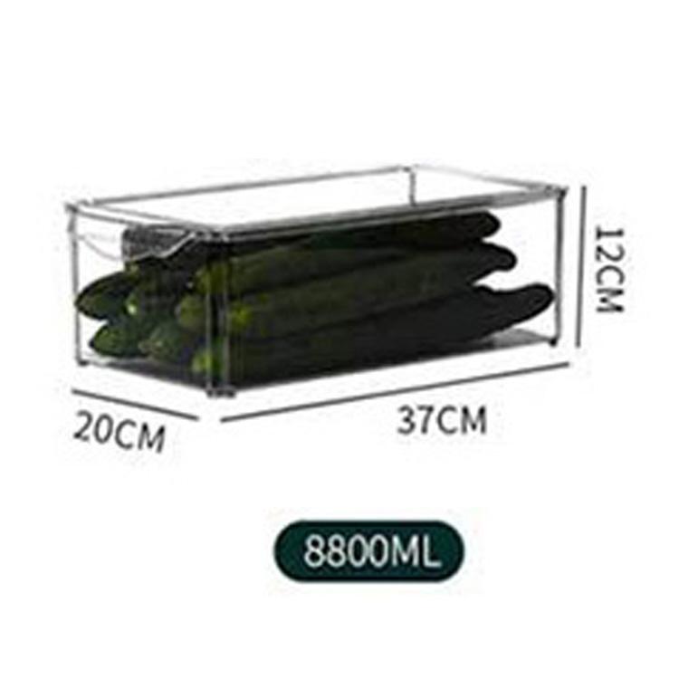 Plastic Food Storage Box Vegetable Fridge Storage Container Organizer Bins for Refrigerator
