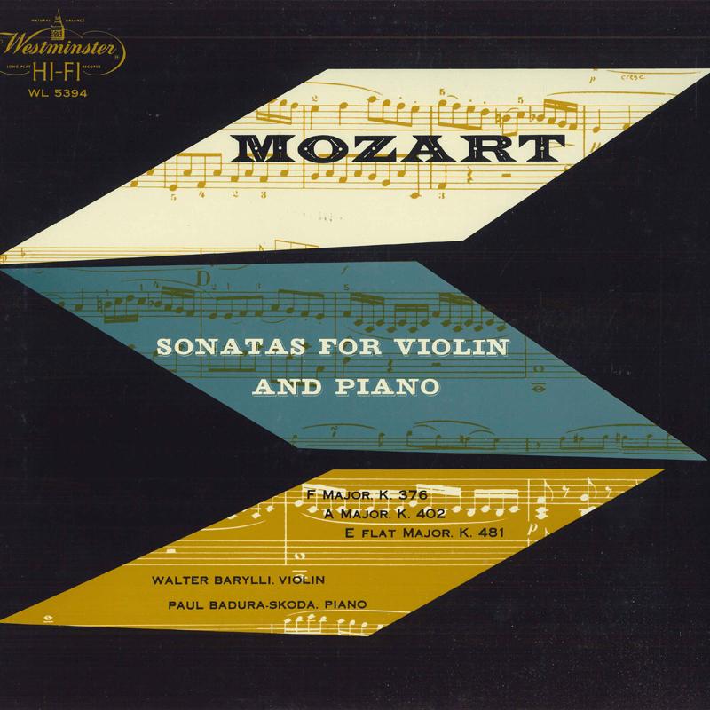 

LP Record WALTER BARILLI PAUL BADURASKODA Mozart Violin Sonatas Volume 4 G10527 WESTMINSTER Japan Obi Classical Used