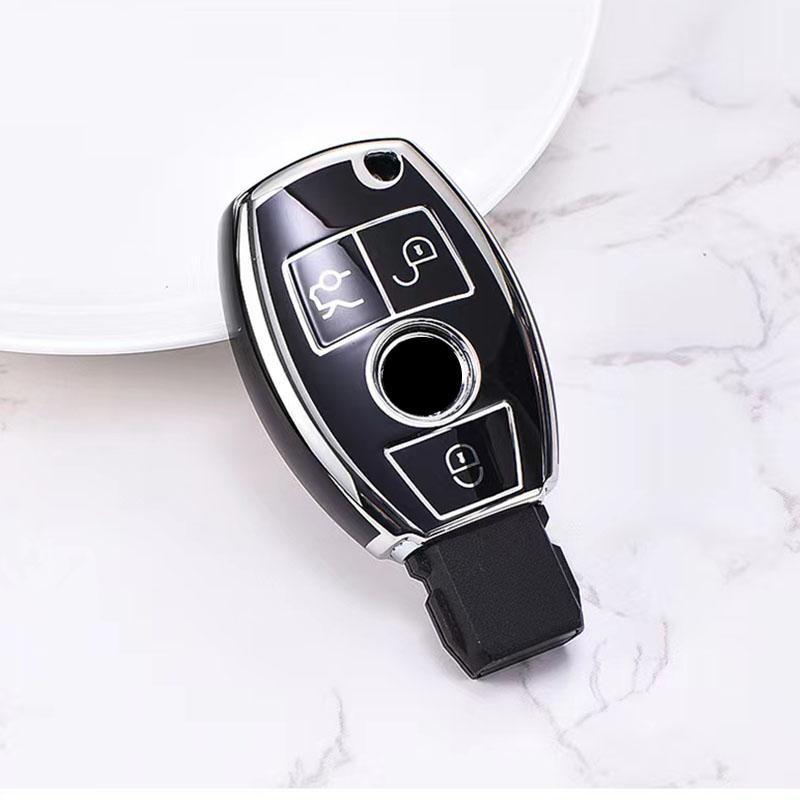 Tpu Car Key Case Cover Protection Shell For Mercedes Benz A B C E Class Gls Gla Glk Glc Cls Cla Amg W204 W205 W212 W463 W176