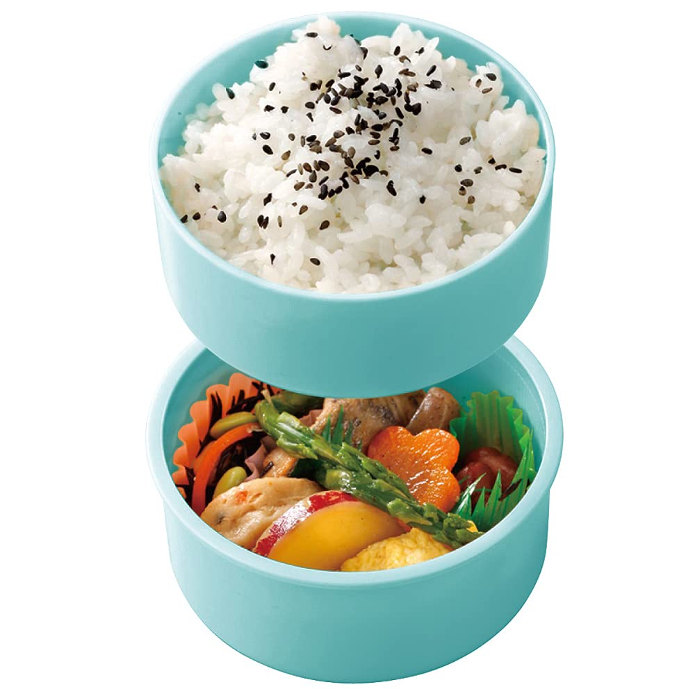 Skater Bento Made In Sanrio Hangyodon Box, 500ml, Two-Tier, Round, Antibacterial, Japan, Design, ONWR1AG-A