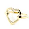Ring Vergoldet 'Love' golden - 15x15 mm