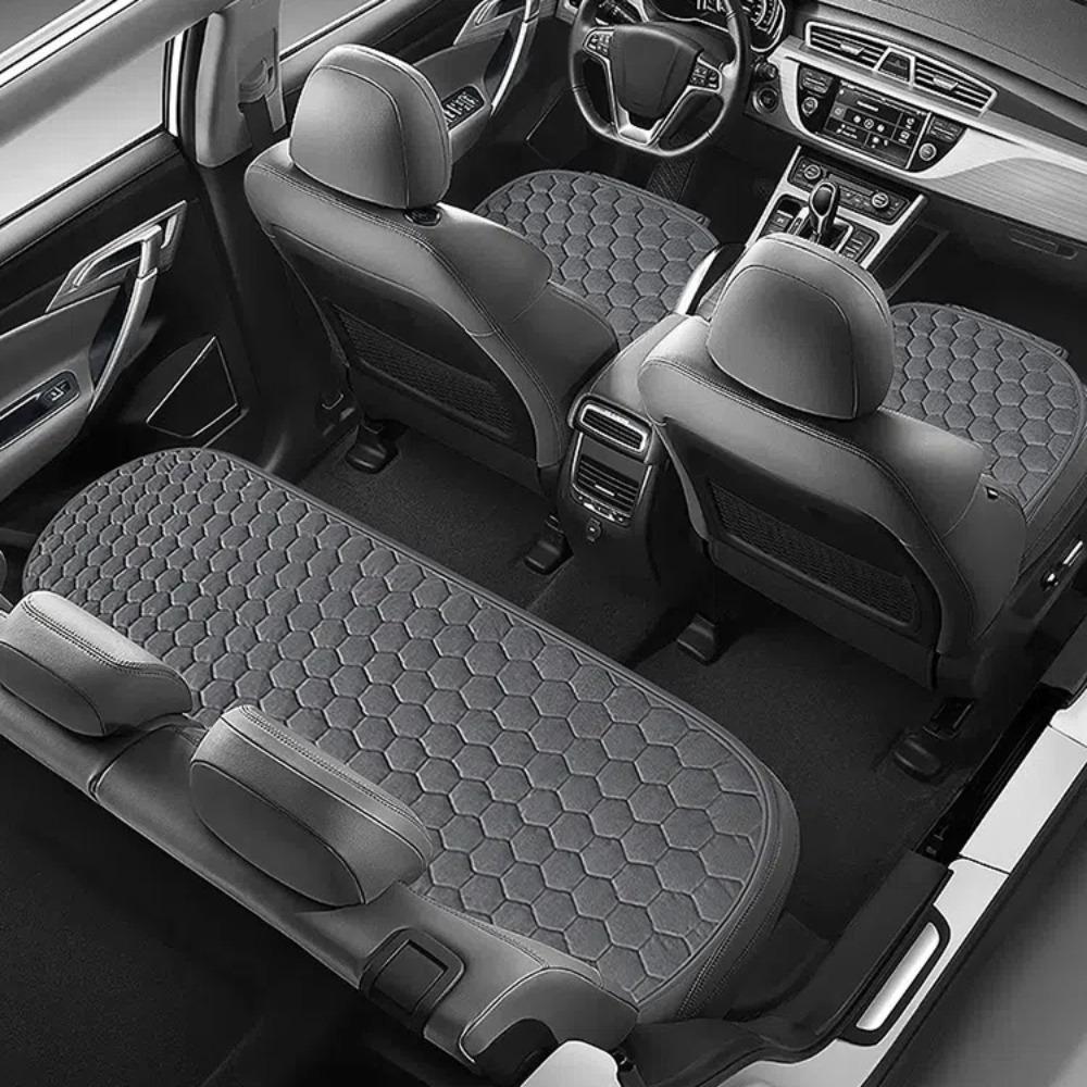 Anti-Freezing Car Seat Cushion Short Plush Square Cushion Comfortable Car Plush Seat  Car