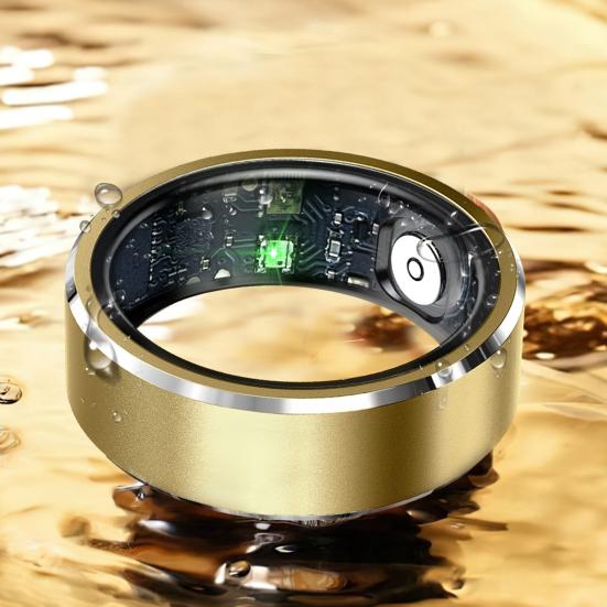 Smart Ring High Precise IP68 Waterproof Health Ring Fitness Tracker with Heart Rate Blood Pressure Monitor for Men Women