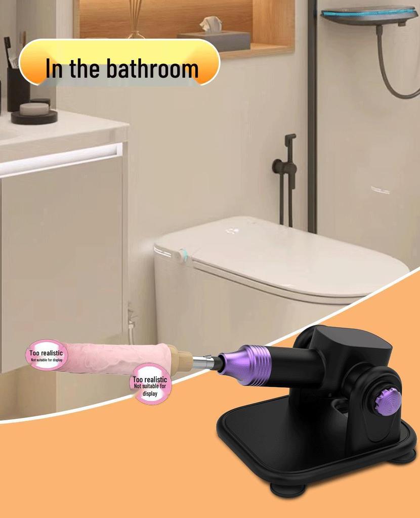 Vibratore a Proiettile Telescopico ad Alta Velocità: Dildo Automatico Vibrante Realistico da Donna