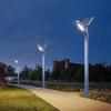 Solar Powered L-Shape Aluminum Landscape Street Light