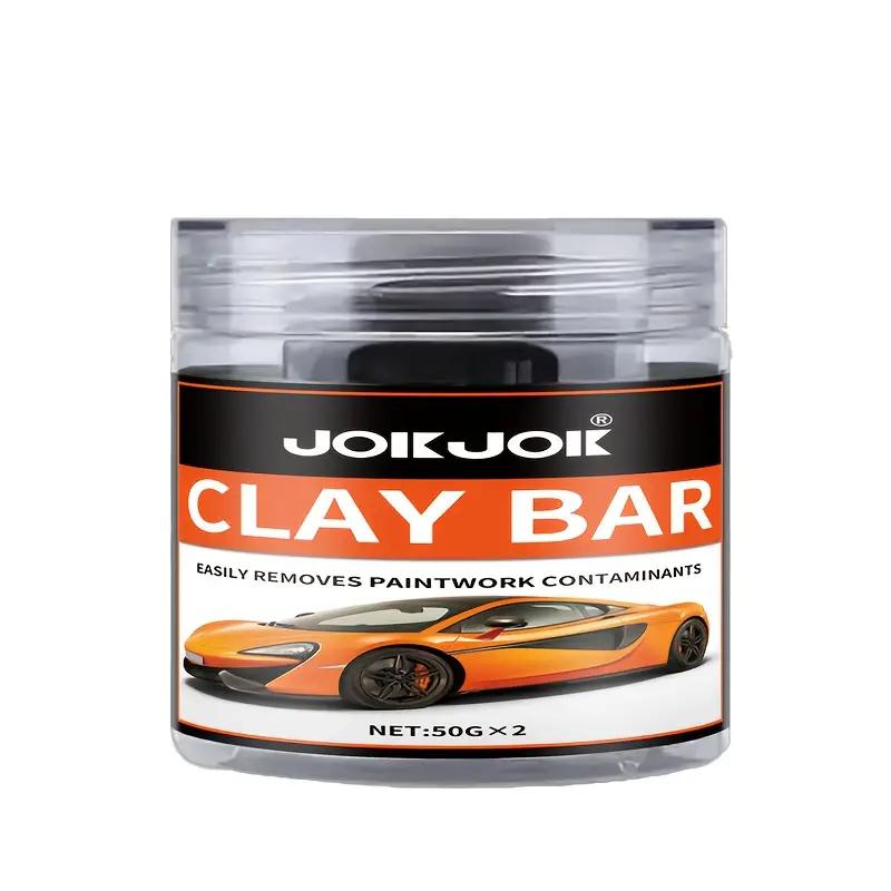 

High-quality car clay bar – suitable for car paint, metal and glass – 2 pieces pack (50g each) professional car detailing use