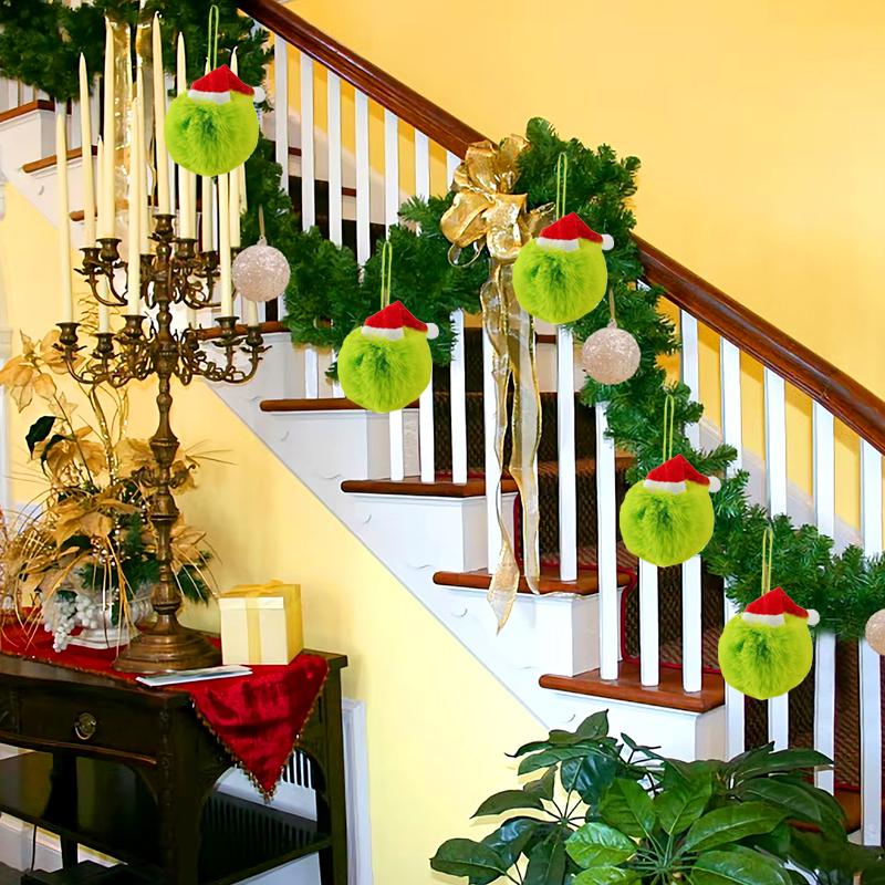 1PC/6PC Bowknot Pom Pom Party Decor Hanging Pendants Gift Faux Fur Soft Hanging Decorations Home Multiple Options Available