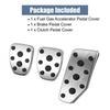 3 st Bromspedalplatta Gaspedalsskydd Set för Subaru Legacy 1990-2007