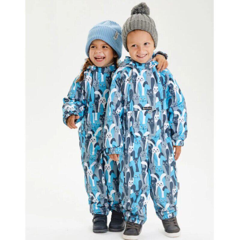Exported to Northern Europe, Russia, Finland, Thin Cotton Windproof, Waterproof, Snowproof Children's One-Piece Ski Suit, Winter Model