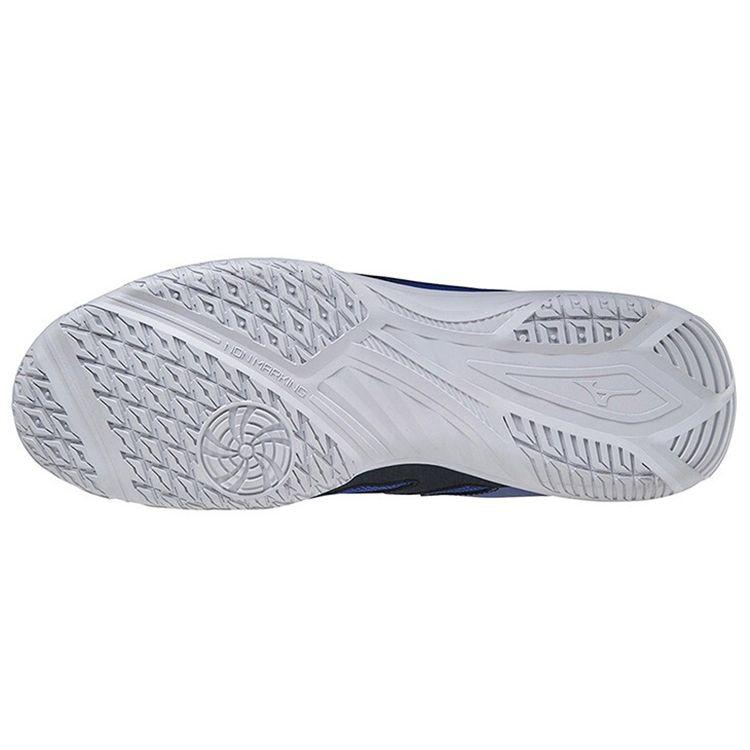 Mizuno Crossmatch Sword Table Tennis Non-Slip Durable Breathable Low-Top Training Shoes Men Sneakers Black Blue 81GA213050