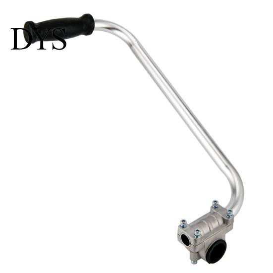 Universal Fitting Trimmer Handle Weeder Auxiliary Lawn Grip Fit Ergonomic Durable Metal Attachment Design Simple Installation Weed Eater Replacement