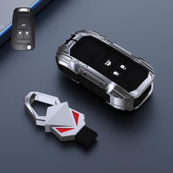 Zinc Alloy Silicone Car Key Fob Case Cover For Buick For Chevy Malibu Camaro GMC