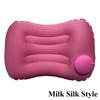 New Camping Inflatable Pillow Travel Pillow for Neck Lumbar Support Outdoor Lightweight Soft Car Pillow Press-to-Inflate Design