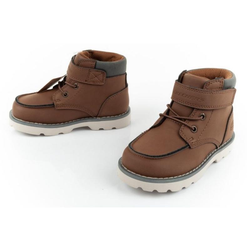 Ankle Boots Skechers brown lil truxer