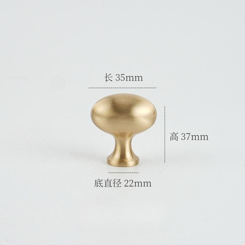 Italian Minimalist Solid Brass Furniture Handles Golden Handles for Wardrobe and Drawer Hardware Fitting Kitchen Cabinet Handles 2