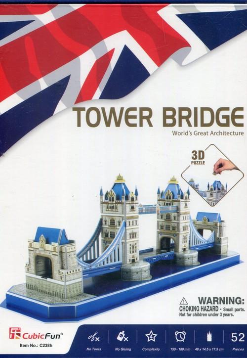 Cubic fun puzzle 3d tower bridge 52 elementy - c238h