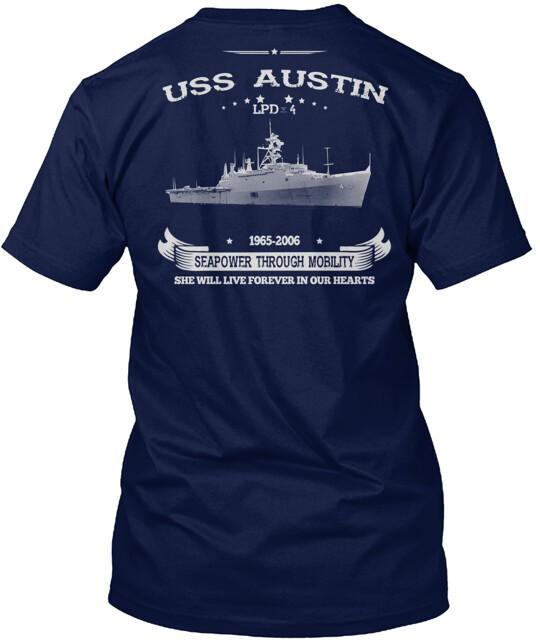 Lpd4 Uss Austin Tee T-Shirt Made in the USA Size S to 5XL Unisex T-Shirt S