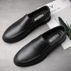 Business Men's Formal Leather Shoes Non Slip Casual Footwear Fashion Minimalist Loafers Comfortable Male Slip on Flats Moccasins