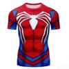 New 2026 Summer Boys Marvel Spider Man Set Series Cool 3d Printed T-Shirt Hip Hop Sports Sweat Absorbing Boys And Girls T-Shirt