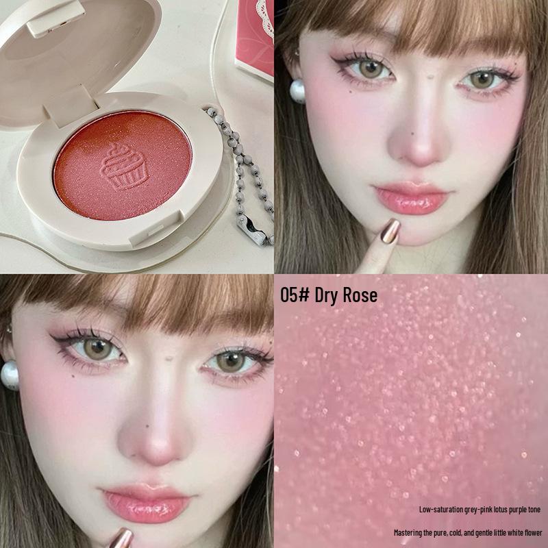Porte-clés Contour Nude Mat Style Coréen: Blush facile à appliquer pour un look subtil et énergique