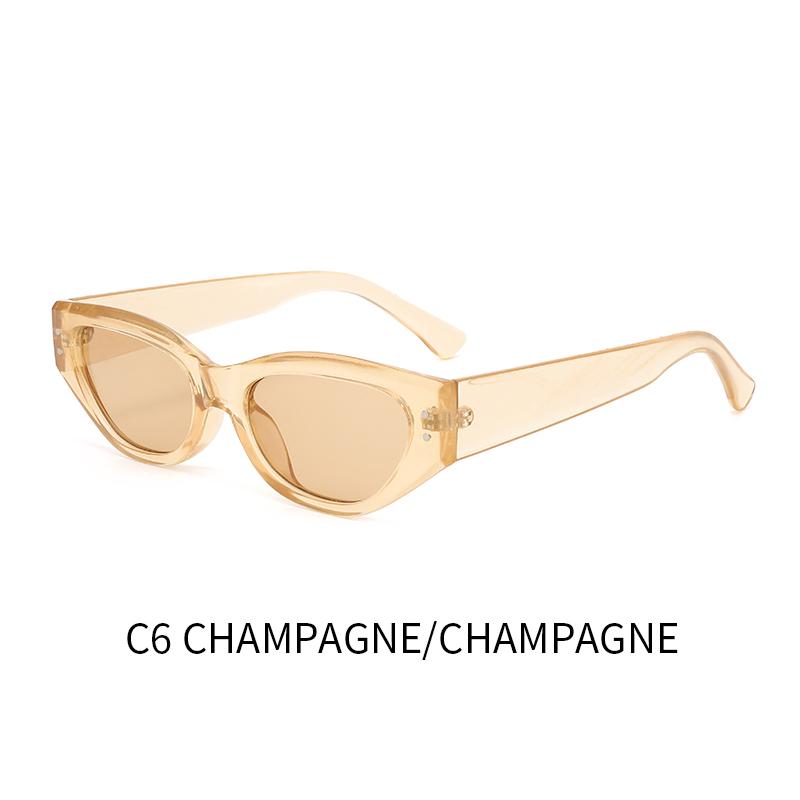 1pc Cat Eye Sunglasses Personalized Decorative Sunglasses Versatile Sunglasses Outdoor Driving Sunscreen Trendy Sunglasses