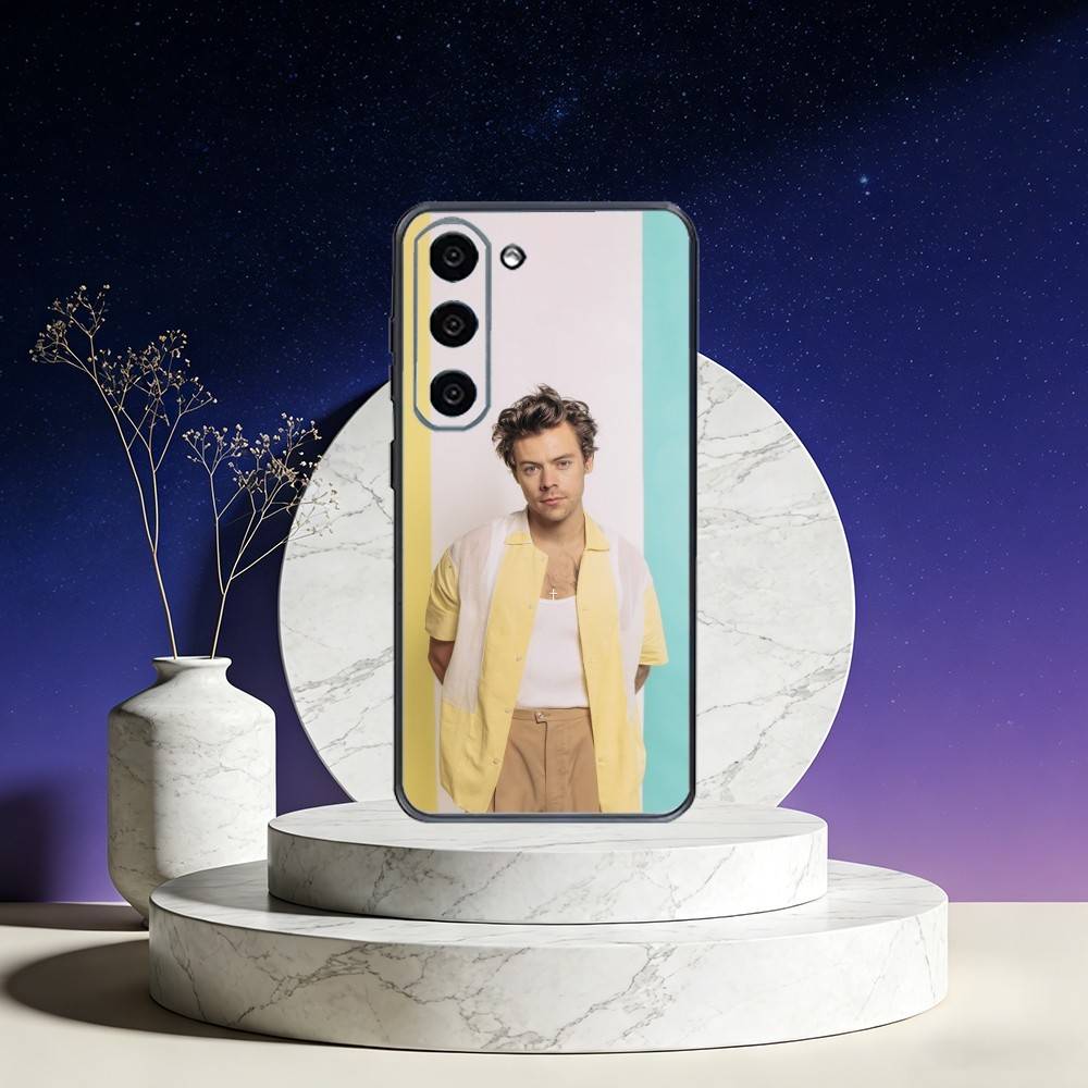 Singer Harry Styles Phone Case For Samsung Galaxy A73,A72,A71,A70,A53,A52,A51,Others Soft Black Cover