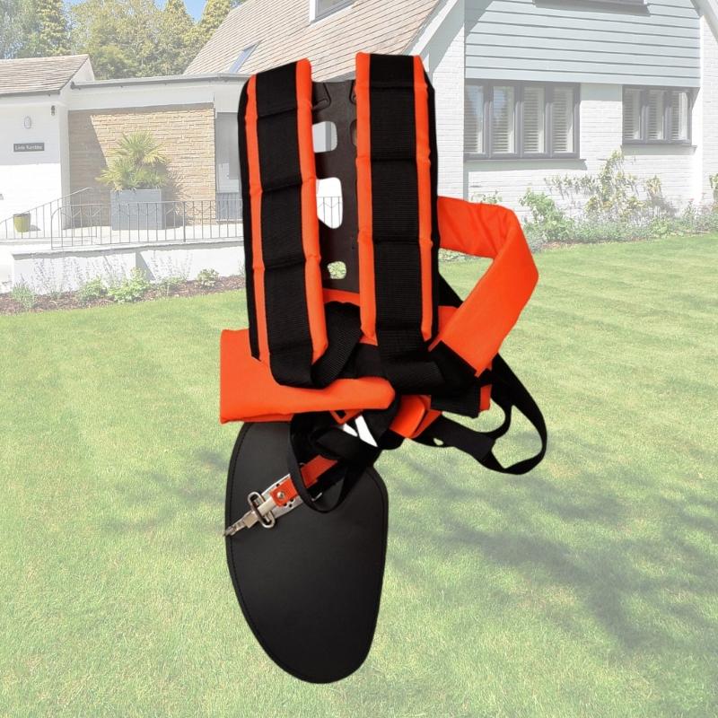 Weeds Eater Adjustable Double Shoulder Strap Padded Harness Belt for Trimmers Fits Most Leaf Blowers and Brush Cutters