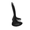 Horse Riding Stirrup Stainless Steel NonSlip Pad Equestrian Aluminum Saddle With Painting Black