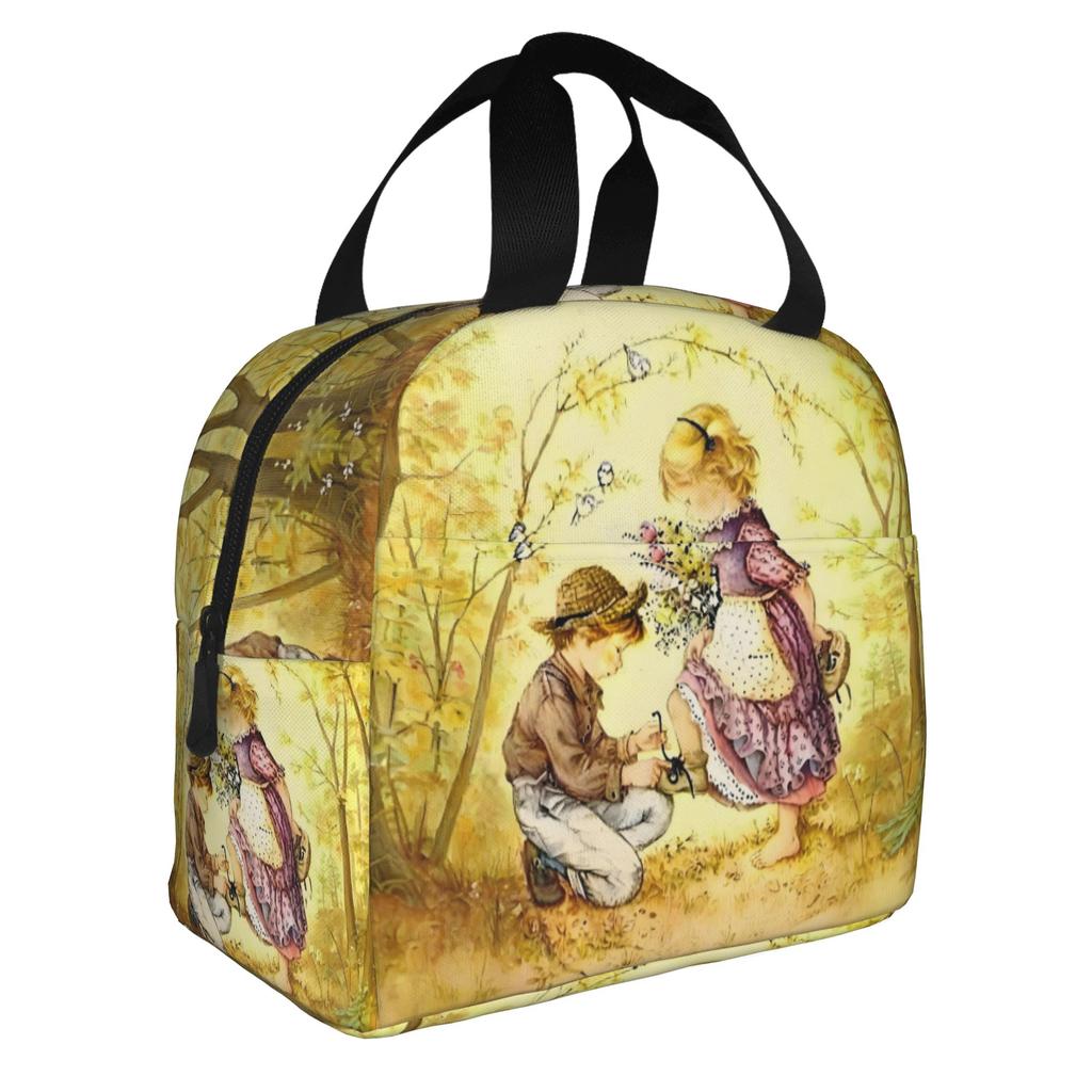 Cartoon S-Sarahs K-Kays Lunch Bag Men Women Kawaii Girl  Cooler Thermal Insulated Lunch Boxes for Adult Office