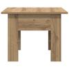 Coffee Table Artisan Oak 55 x 55 x 42 cm Engineered Wood