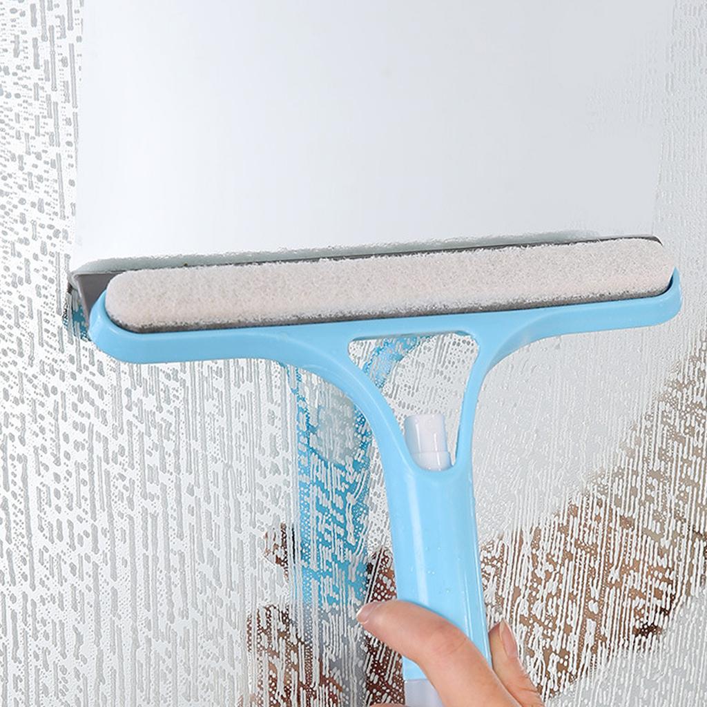 3 in 1 Window Cleaner Tool with Ergonomic Handle for Glass Surfaces Kitchen Bathroom Car Windows