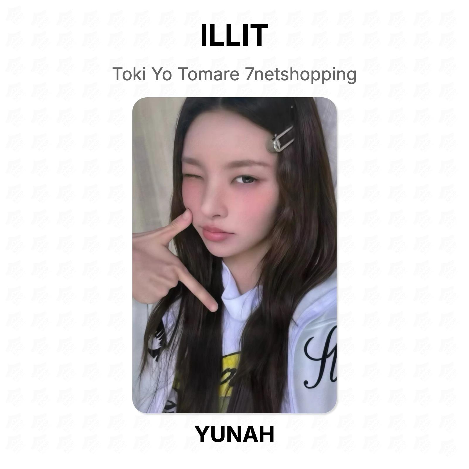 ILLIT Toki Yo Tomare 7netshopping Official Photocard YUNAH
