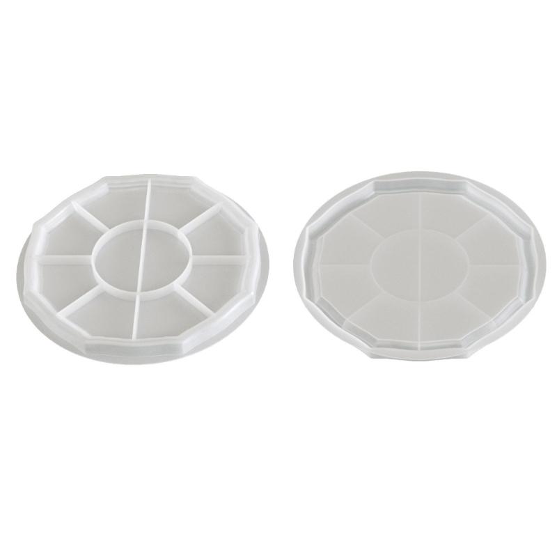 Octagonal Silicone Plate Mold Container Moulds for Crafting Decorative Trays Jewelry Dishes Resin Casting Projects
