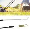 Industrial Grade Drive Cable For 22Inch Front Wheel Self Propelled Lawn Mower Durable Steel Cores With Spring Loaded Ends